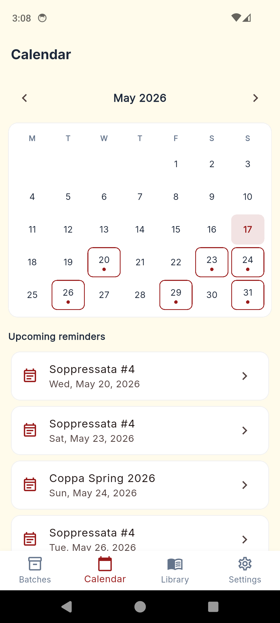 CharcuterieLog photo timeline with stop-motion playback