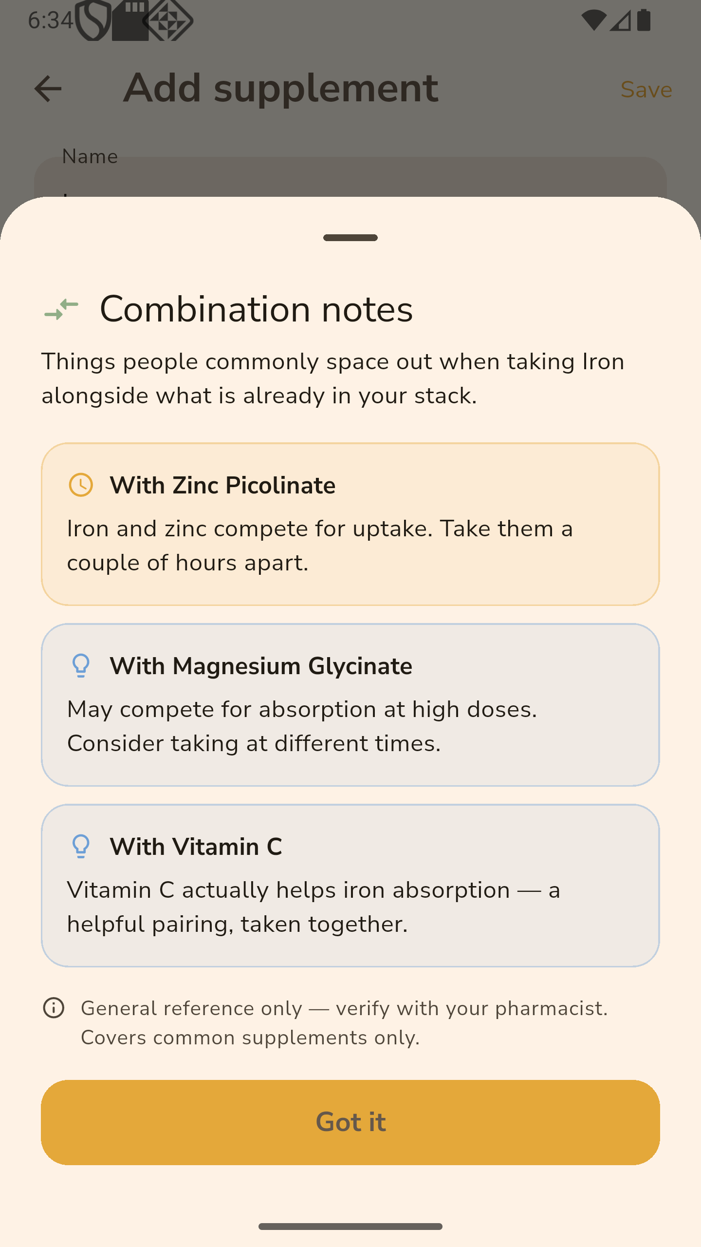 DailyStack combination notes